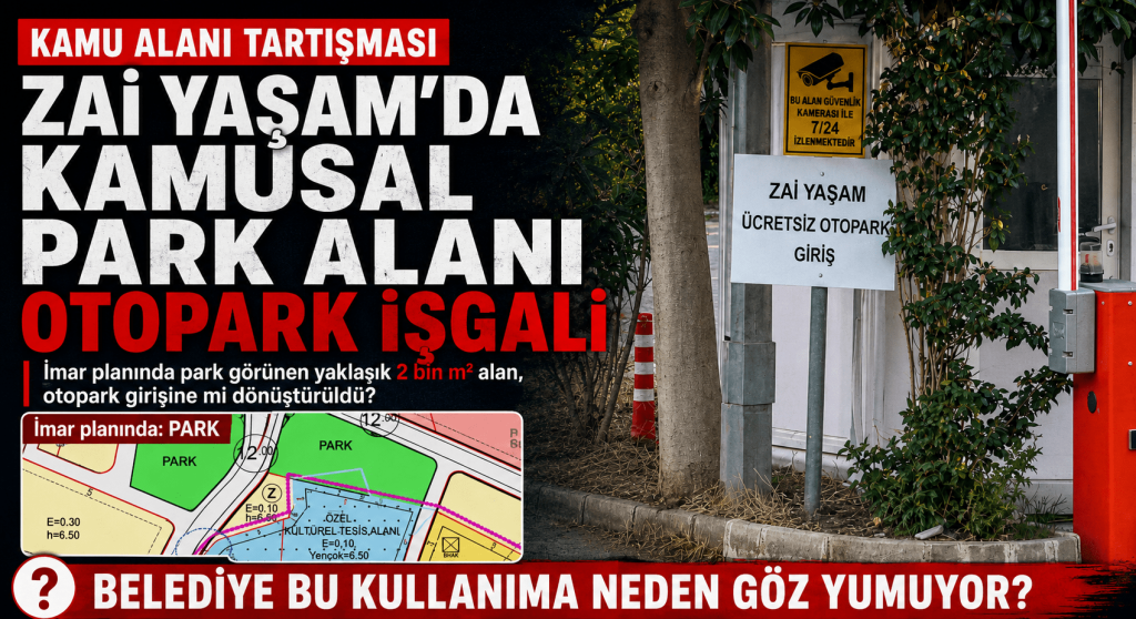 Bodrum’da Kamusal Park Alanı Otopark Olarak Kullanılıyor
