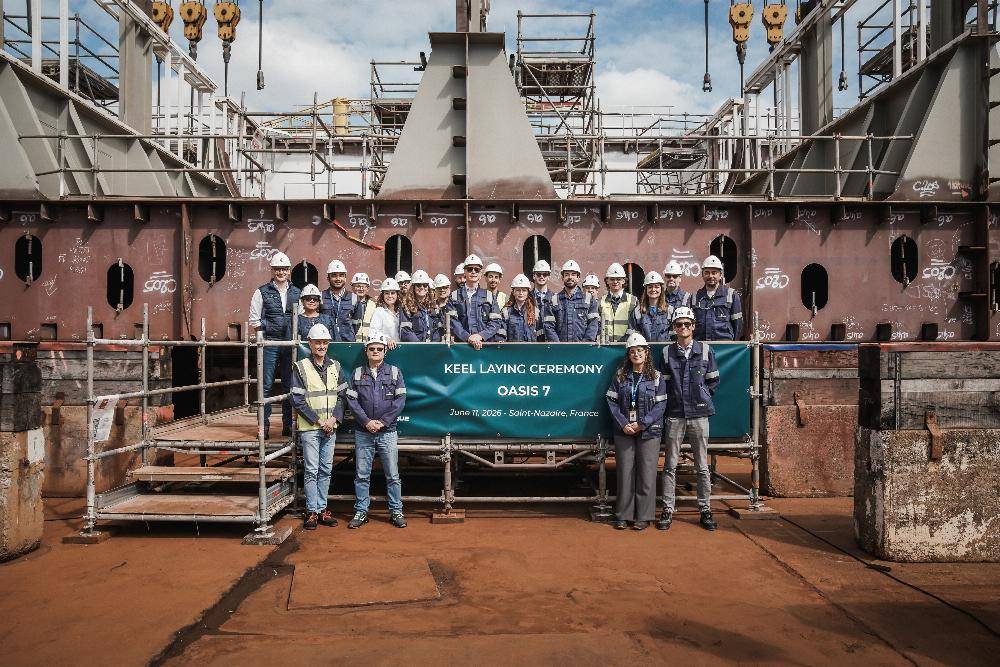 Royal Caribbean'in Yedinci Oasis Sınıfı Geminin İnşaatına Başlandı