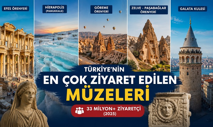 Türkiye’nin En Çok Ziyaret Edilen Müzeleri Açıklandı! Zirvedeki Kültür Noktaları Belirlendi