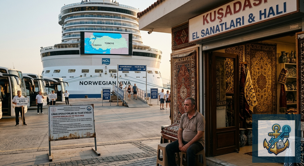 Kruvaziyer Turizminde Ağustos Durgunluğu: Kuşadası Esnafı Neden Yolcuya Ulaşamıyor?
